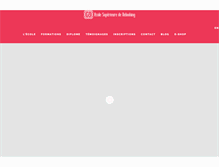 Tablet Screenshot of ecolesuperieurerelooking.com